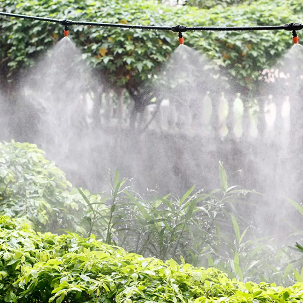 Water Misting Cooling System Mist Sprinkler Nozzle Outdoor Garden Patio Greenhouse Plants Spray Hose Watering Kit 8/10m
Water Misting Cooling System Mist Sprinkler Nozzle Outdoor Garden Patio Greenhouse Plants Spray Hose Watering Kit 8/10m