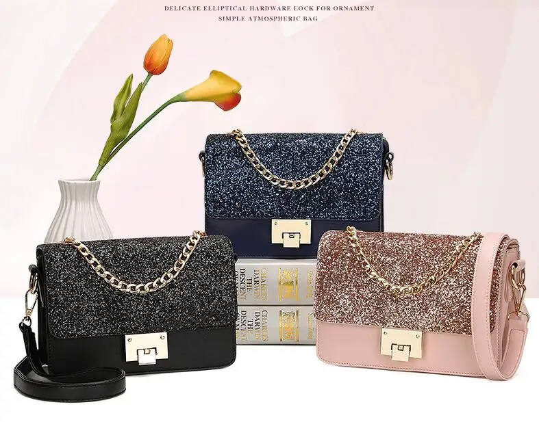 bags women bags designer sequin women messenger bags pu leather