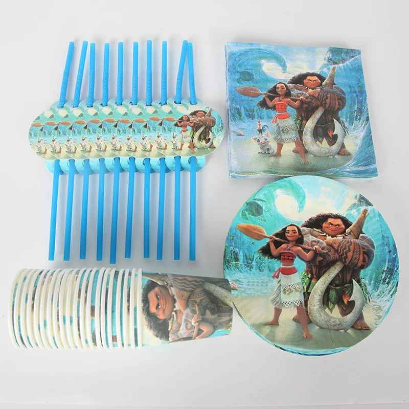 80pcs/set for 20kids Party set Disney Moana Cup Napkin Plate Straw for Kids Happy Birthday Party Supplies Decoration Favors
80pcs/set for 20kids Party set Disney Moana Cup Napkin Plate Straw for Kids Happy Birthday Party Supplies Decoration Favors
