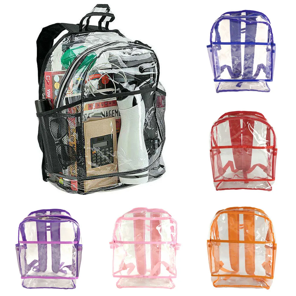 OCARDIAN Solid PVC Women Transparent Backpack Simple Preppy Style Backpack Women Famous College Backpack Women Dropshipping 6135
OCARDIAN Solid PVC Women Transparent Backpack Simple Preppy Style Backpack Women Famous College Backpack Women Dropshipping 6135