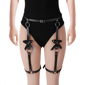 Leather Harness Bow Garter Cage Waist Stockings Suspender Belt Fetish Goth Plus Size Adjust Body Bondage Lingerie Festival Rave
Leather Harness Bow Garter Cage Waist Stockings Suspender Belt Fetish Goth Plus Size Adjust Body Bondage Lingerie Festival Rave