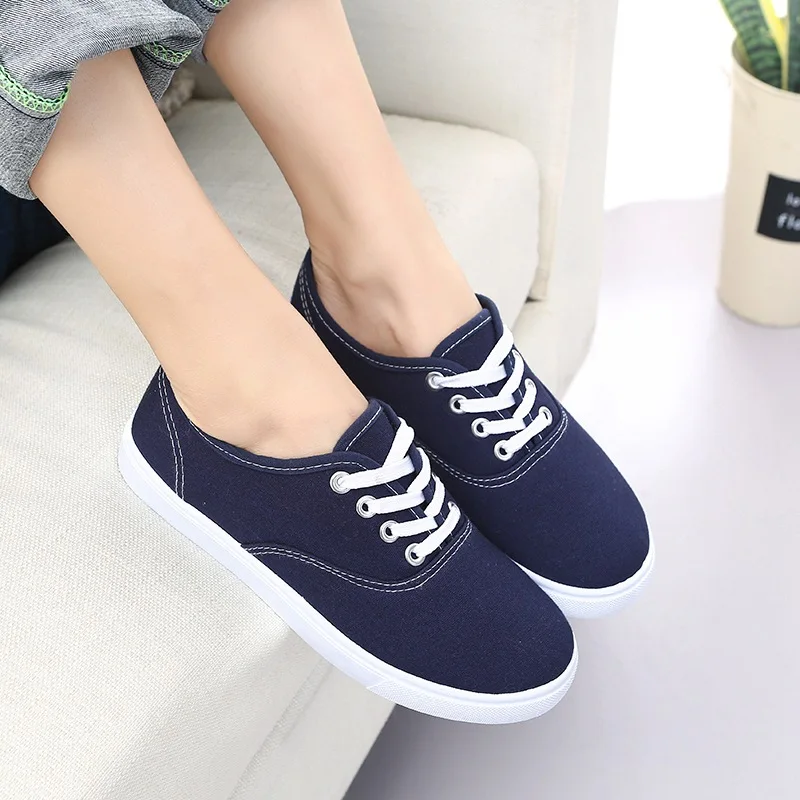 Plus Size 35-43 Woman Canvas Shoes White Sneakers Lace Up Ladies Shoes Casual Shoes Espadrilles ladies shoes zapatillas mujer
Plus Size 35-43 Woman Canvas Shoes White Sneakers Lace Up Ladies Shoes Casual Shoes Espadrilles ladies shoes zapatillas mujer