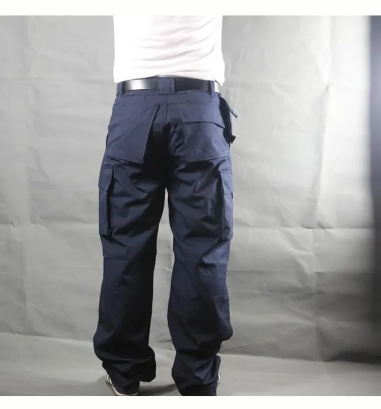 Working pants men multi pockets work cargo pants large size loose style men\'s labor trousers wear-resistance welding repairman (16)