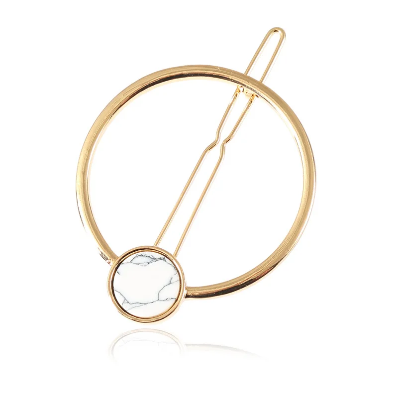 Circle Hair Pin Jewelry Hairpins Natural Stone Round Hair Clip For Women Barrettes Wedding Hair Accessories bijoux FS-000165
Circle Hair Pin Jewelry Hairpins Natural Stone Round Hair Clip For Women Barrettes Wedding Hair Accessories bijoux FS-000165