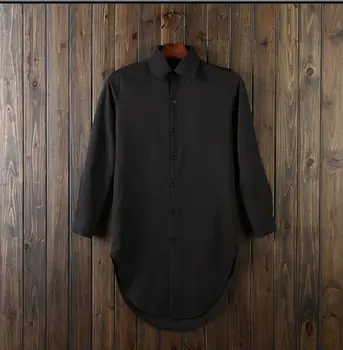 S-4XL 2018 new hair stylist fashion shirt men Korean version of slim solid color long men's casual shirt men's clothing tide
S-4XL 2018 new hair stylist fashion shirt men Korean version of slim solid color long men's casual shirt men's clothing tide