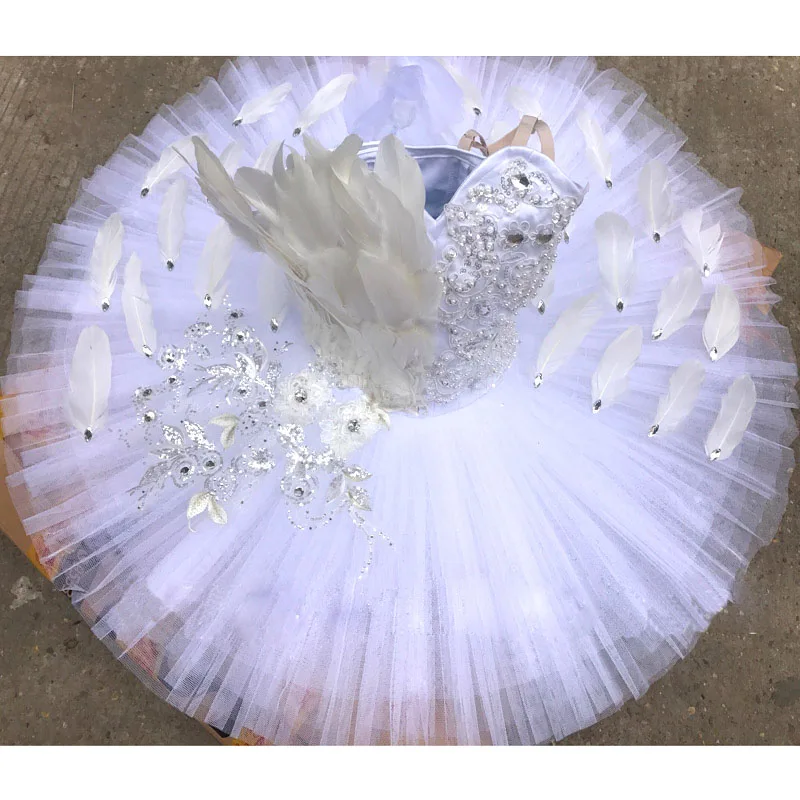 White Swan Lake Ballet Tutu Professional Tutu Feather/Classical Performance Pancake Ballet Tutus Ballet Stage Costumes Women
White Swan Lake Ballet Tutu Professional Tutu Feather/Classical Performance Pancake Ballet Tutus Ballet Stage Costumes Women