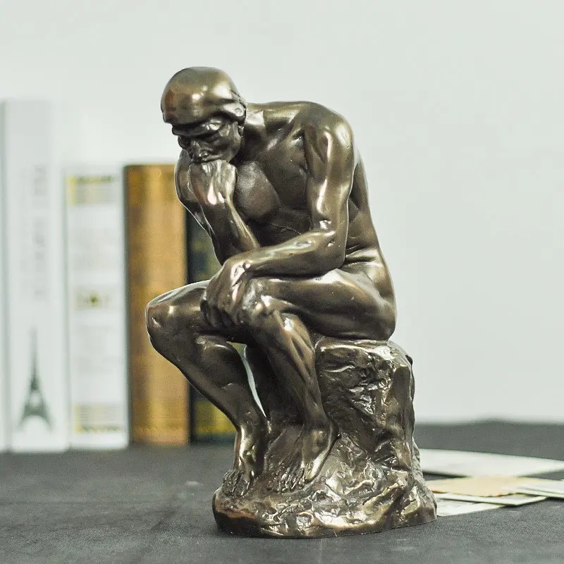 thinker thinks about Arts and crafts home decoration sculpture character creative setting decoration Home sculpture statue
thinker thinks about Arts and crafts home decoration sculpture character creative setting decoration Home sculpture statue