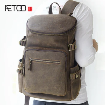 AETOO Europe and the United States trend of multi-functional large-capacity practical travel men's leather bag retro leather sho
AETOO Europe and the United States trend of multi-functional large-capacity practical travel men's leather bag retro leather sho