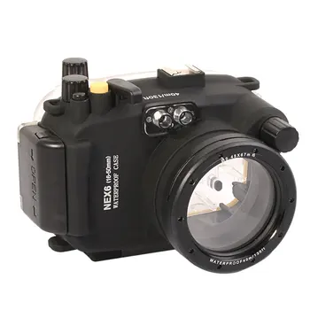 Meikon 40M Waterproof Underwater Camera Housing Case Bag for Sony NEX-6 16-50mm Lens Camera
Meikon 40M Waterproof Underwater Camera Housing Case Bag for Sony NEX-6 16-50mm Lens Camera