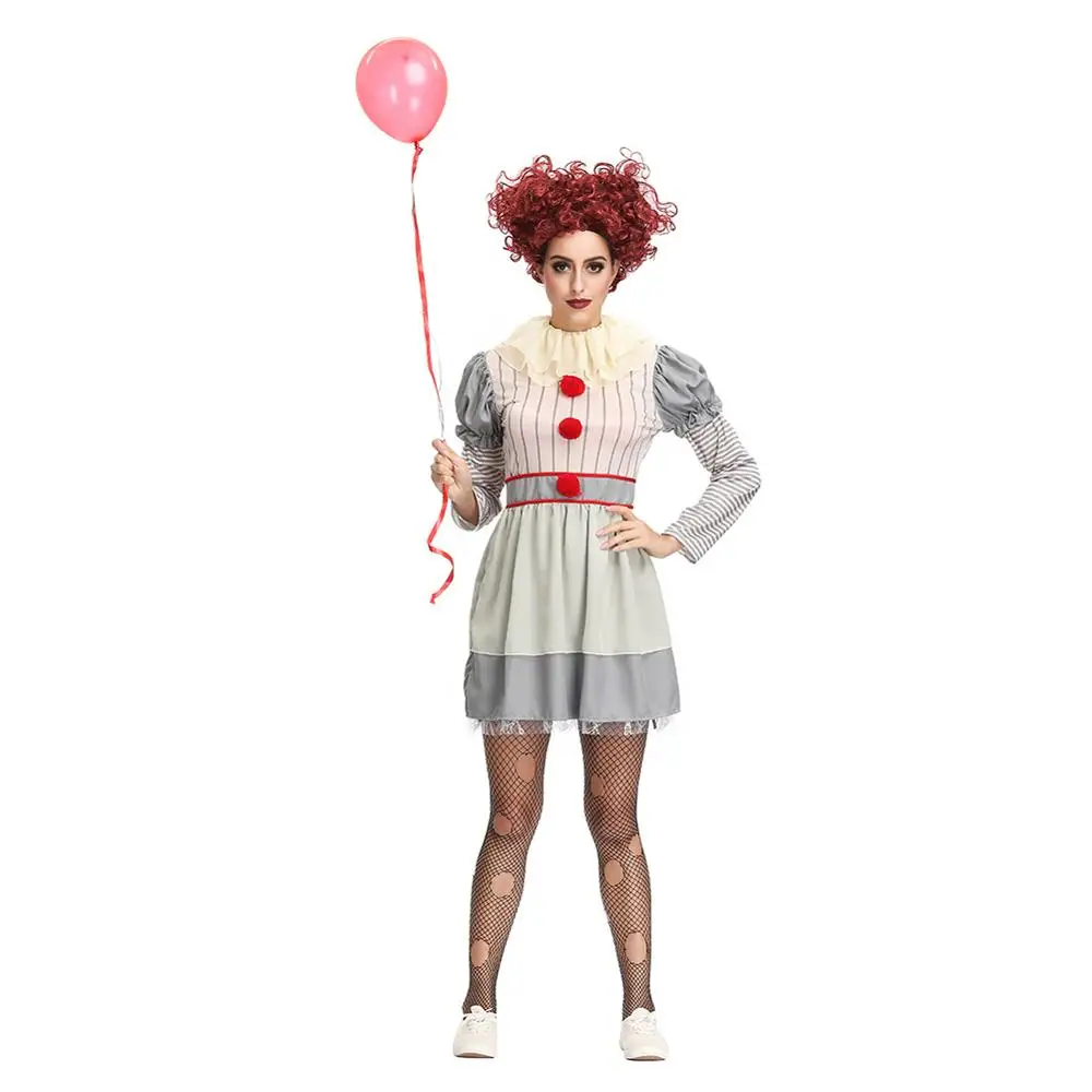 It Pennywise costume for women Clown Cosplay Costume Performance Uniform Halloween Party clown Suits
It Pennywise costume for women Clown Cosplay Costume Performance Uniform Halloween Party clown Suits