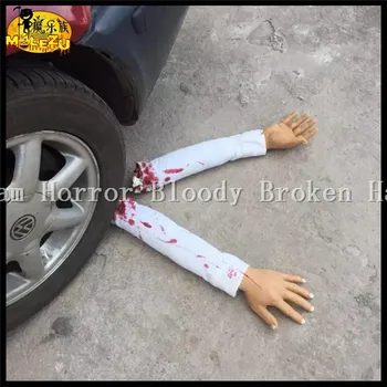2016 Funny Scary Broken Feet Blood Horror Broken Hand Halloween Decoration Severed Latex Bloody Fake Feet Novelty Halloween Prop
2016 Funny Scary Broken Feet Blood Horror Broken Hand Halloween Decoration Severed Latex Bloody Fake Feet Novelty Halloween Prop