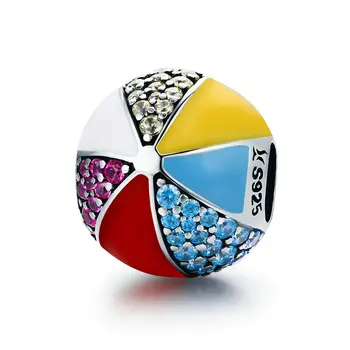 925 Sterling Silver Circus Colorful Ball Enamel CZ Charm Beads Fit Pandora Bracelet Necklaces Jewelry SCC662 
925 Sterling Silver Circus Colorful Ball Enamel CZ Charm Beads Fit Pandora Bracelet Necklaces Jewelry SCC662