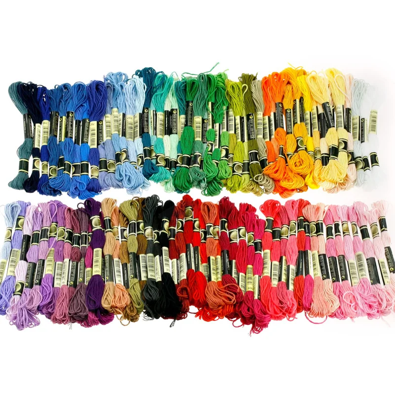 2018 100pcs Multi colour Cross Stitch Manual sewing line / polyester cotton Embroidery Thread Crafts
2018 100pcs Multi colour Cross Stitch Manual sewing line / polyester cotton Embroidery Thread Crafts