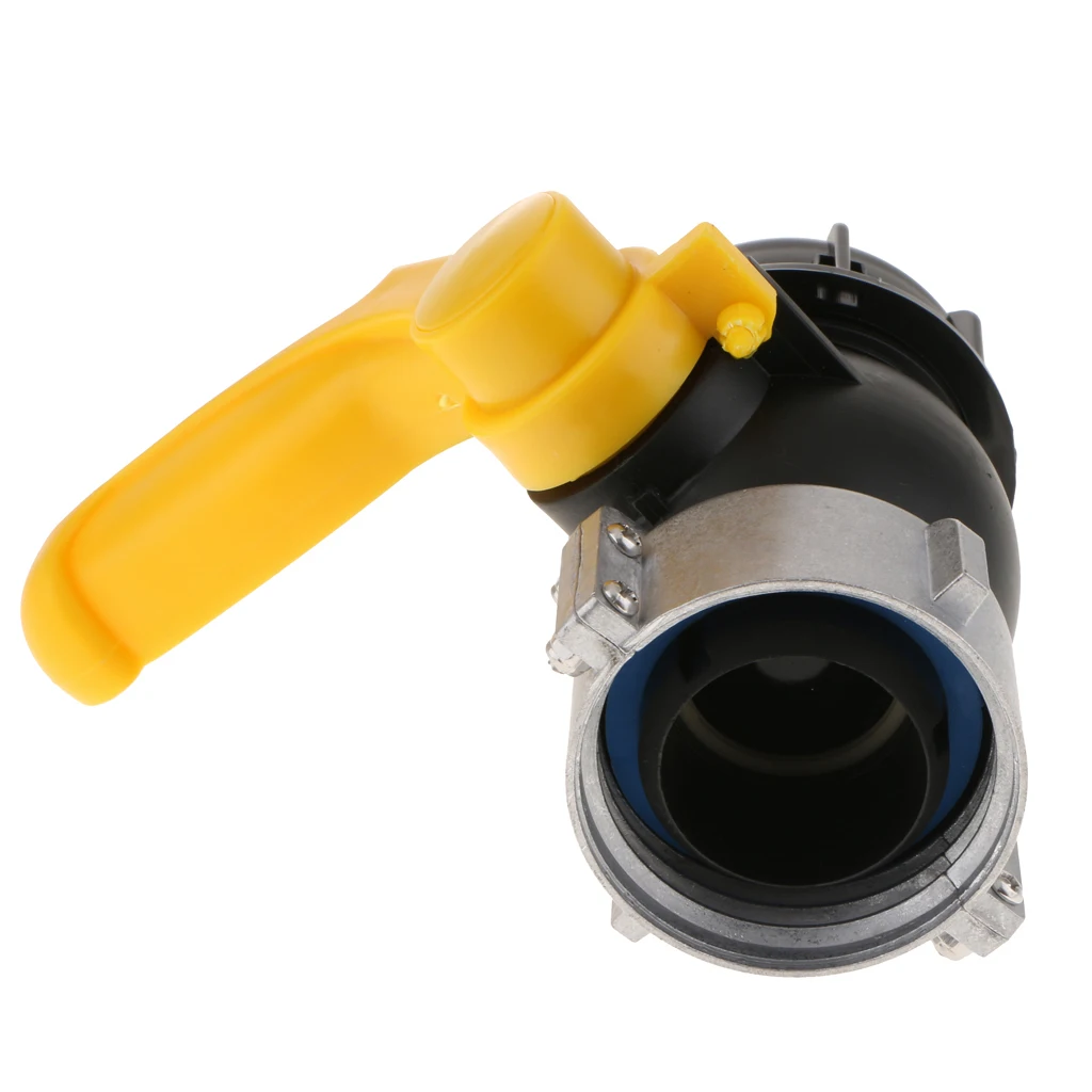 IBC Tote Tank Drain Adapter Garden Hose Ball Value 62mm To 2