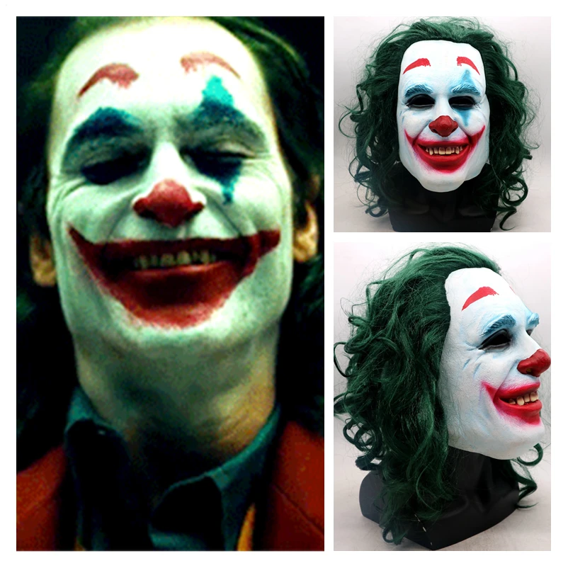 Anime Batman Joker Cosplay Masks Women Men Latex Full Face Helmet Latex Mask Party Halloween Fancy Ball Cosplay Accessories New
Anime Batman Joker Cosplay Masks Women Men Latex Full Face Helmet Latex Mask Party Halloween Fancy Ball Cosplay Accessories New