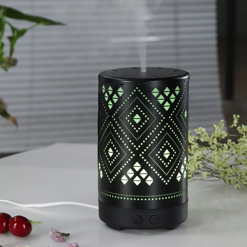 EJOAI 100ml Iron Art openwork pattern Air humidifier Aromatherapy Diffuser Aroma essential oil nebulizer for household Office
EJOAI 100ml Iron Art openwork pattern Air humidifier Aromatherapy Diffuser Aroma essential oil nebulizer for household Office