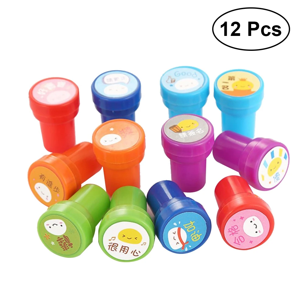 12 Pcs Praise Reward Stamps Kindergarten Seal Teachers Stampers Cartoon Encouragement Toys for Kids Parents Teachers
12 Pcs Praise Reward Stamps Kindergarten Seal Teachers Stampers Cartoon Encouragement Toys for Kids Parents Teachers