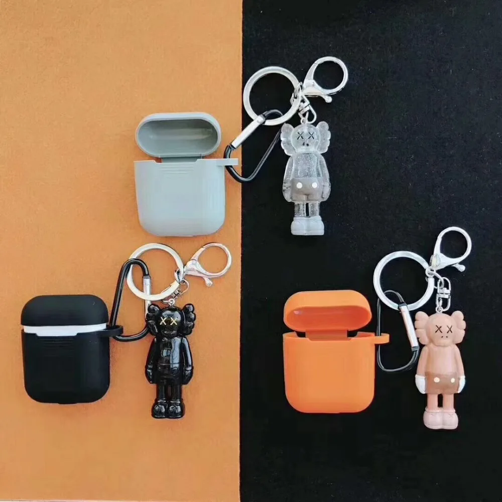 Fashion Tide Kaws Soft Silicone Case For Apple Airpods Shockproof Cover For Apple AirPods 2 Earphone Cases Trend Doll Key Chain
Fashion Tide Kaws Soft Silicone Case For Apple Airpods Shockproof Cover For Apple AirPods 2 Earphone Cases Trend Doll Key Chain