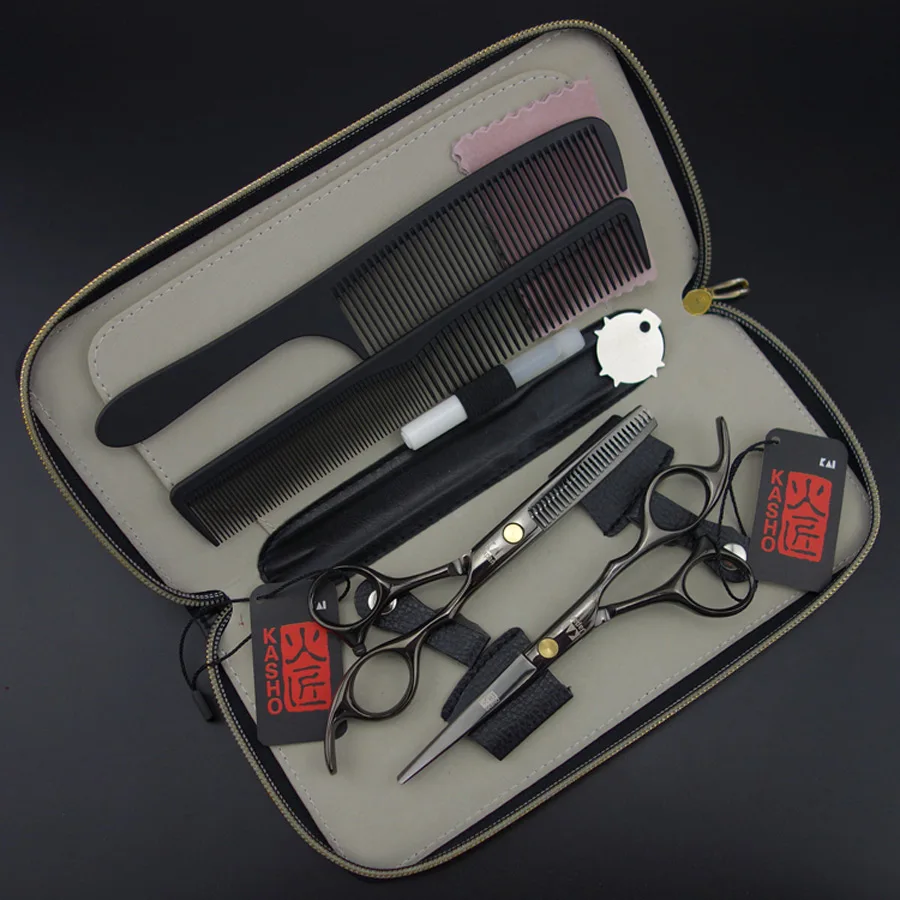 5.5&6.0 inch Professional Hair dressing scissors set Cutting+Thinning Barber shears+kits+combs
5.5&6.0 inch Professional Hair dressing scissors set Cutting+Thinning Barber shears+kits+combs