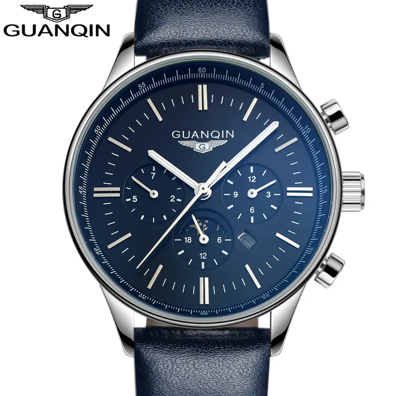 relogio masculino GUANQIN Mens Watches Top Brand Luxury Military Sport Quartz Watch Men Leather Strap Wristwatch Male Clock
relogio masculino GUANQIN Mens Watches Top Brand Luxury Military Sport Quartz Watch Men Leather Strap Wristwatch Male Clock