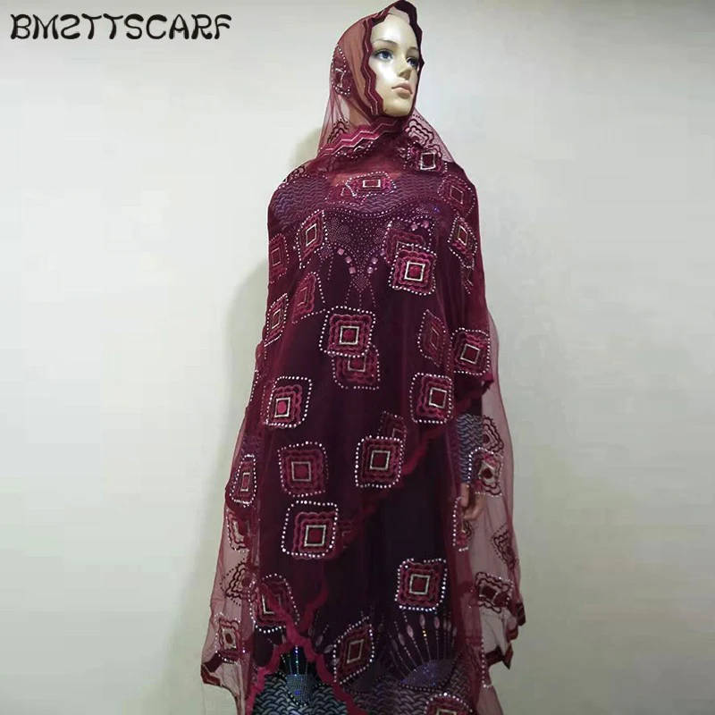 Plain Embroidered Scarfs African Women Muslim Scarfs Diamond pattern Net Scarf for Shawls Wraps BM808
Plain Embroidered Scarfs African Women Muslim Scarfs Diamond pattern Net Scarf for Shawls Wraps BM808