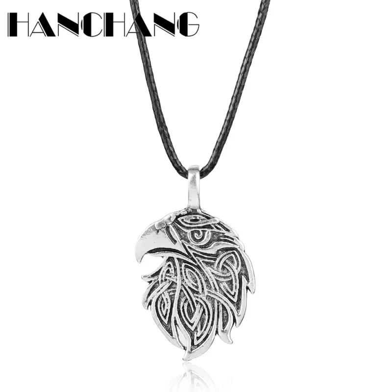 Norse Viking Jewelry Pendants&Necklaces Knots Crow Necklace Leather Cord Chain Colar Neck Lace Men Women Accessories
Norse Viking Jewelry Pendants&Necklaces Knots Crow Necklace Leather Cord Chain Colar Neck Lace Men Women Accessories