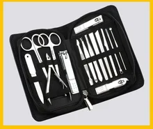 ネイルアートマニキュアキット爪はさみピンセットナイフセットプロフェッショナルネイルクリッパー指プライヤー送料無料(China)