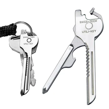 Swiss Tech Multifunctional Utili Key Tool 6in1 Pocket Keychain Outdoor Tool Multitool for Auto Camping Hardware Polished Knife
Swiss Tech Multifunctional Utili Key Tool 6in1 Pocket Keychain Outdoor Tool Multitool for Auto Camping Hardware Polished Knife