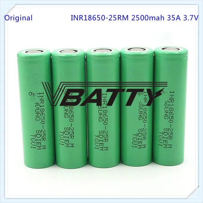 Brand New for Samsung INR18650-25RM 25RM 2500mah 35A 3.7V li-ion rechargeable battery for vape vv mode (1 pc/lot)
Brand New for Samsung INR18650-25RM 25RM 2500mah 35A 3.7V li-ion rechargeable battery for vape vv mode (1 pc/lot)