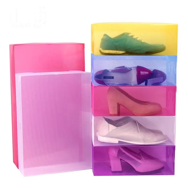 1PC Plastic Shoe Box Transparent Clear Storage Boxes Foldable Shoes Case Holder Shoes Organizer Cases Boxes FHJ1529
1PC Plastic Shoe Box Transparent Clear Storage Boxes Foldable Shoes Case Holder Shoes Organizer Cases Boxes FHJ1529