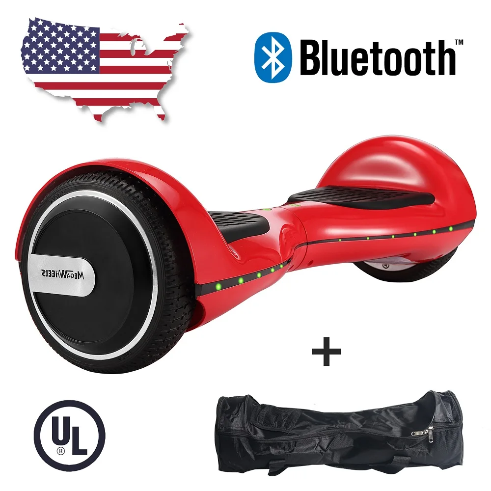 

Megawheels Hoverboard 6.5 inch Self Balance Scooter Two Wheels Overboard Gyroscooter Skateboard US Warehouse Free Shipping Red