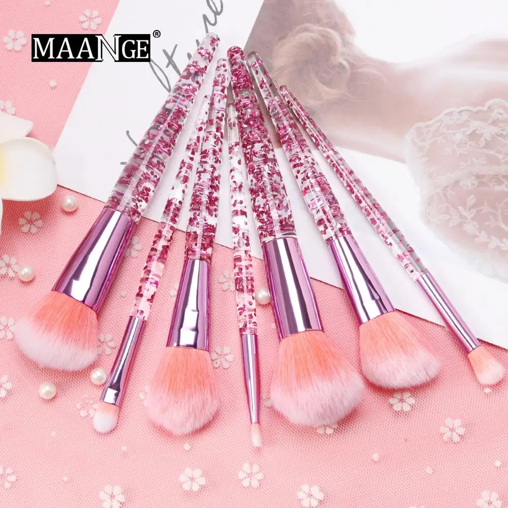 7Pcs Makeup Brushes Set Diamond Crystal brush set Foundation Blush Brush Powder Blending Eyeshadow Beauty Make up Brush Tool Kit
7Pcs Makeup Brushes Set Diamond Crystal brush set Foundation Blush Brush Powder Blending Eyeshadow Beauty Make up Brush Tool Kit