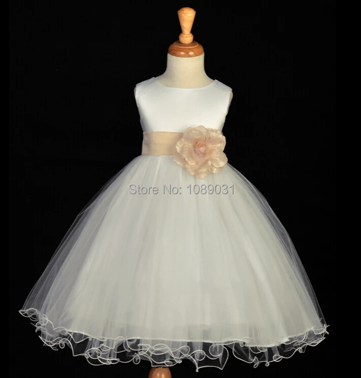 New Real Flower Girl Dresses with Sashes Party Pageant Communion Dress Little Girl Kids/Children Princess Dress for Wedding
New Real Flower Girl Dresses with Sashes Party Pageant Communion Dress Little Girl Kids/Children Princess Dress for Wedding