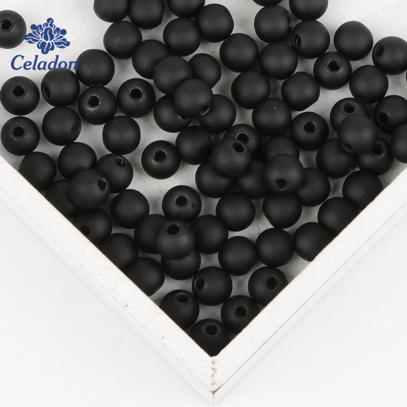 Pick Size 6-16mm Frost Matt Surface Black Round Beads ABS Plastic Loose Spacer Beads for DIY Jewelry Findings
Pick Size 6-16mm Frost Matt Surface Black Round Beads ABS Plastic Loose Spacer Beads for DIY Jewelry Findings
