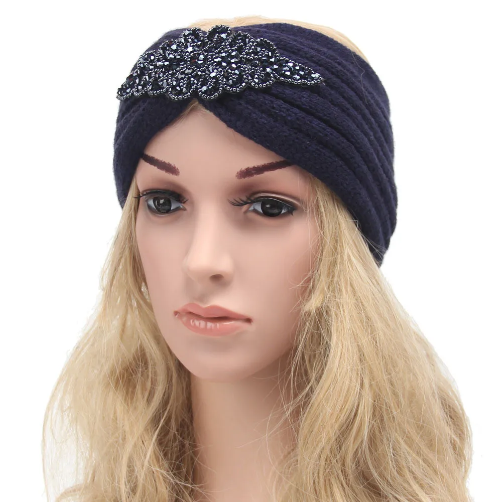 Knitted headband Women Bohemia Diamond Head band Turban Girl Hair Band Head Winter knitting Warmer Wrap Headwear hair accessorie
Knitted headband Women Bohemia Diamond Head band Turban Girl Hair Band Head Winter knitting Warmer Wrap Headwear hair accessorie