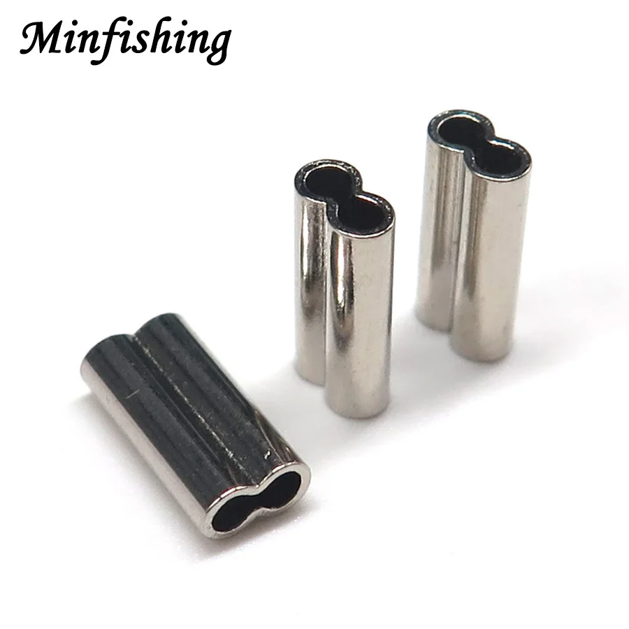 Minfishing 100 PCS Copper Tube Fishing Line Connector Double Hole Tube Copper Crimping Sleeves Set Box Fishing Tackle
Minfishing 100 PCS Copper Tube Fishing Line Connector Double Hole Tube Copper Crimping Sleeves Set Box Fishing Tackle