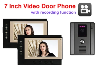 Top quality 7 Inch video door phone LCD Monitor with SD card slot Intercom system doorbell 700 TVL Night Version Camera 1V2
Top quality 7 Inch video door phone LCD Monitor with SD card slot Intercom system doorbell 700 TVL Night Version Camera 1V2