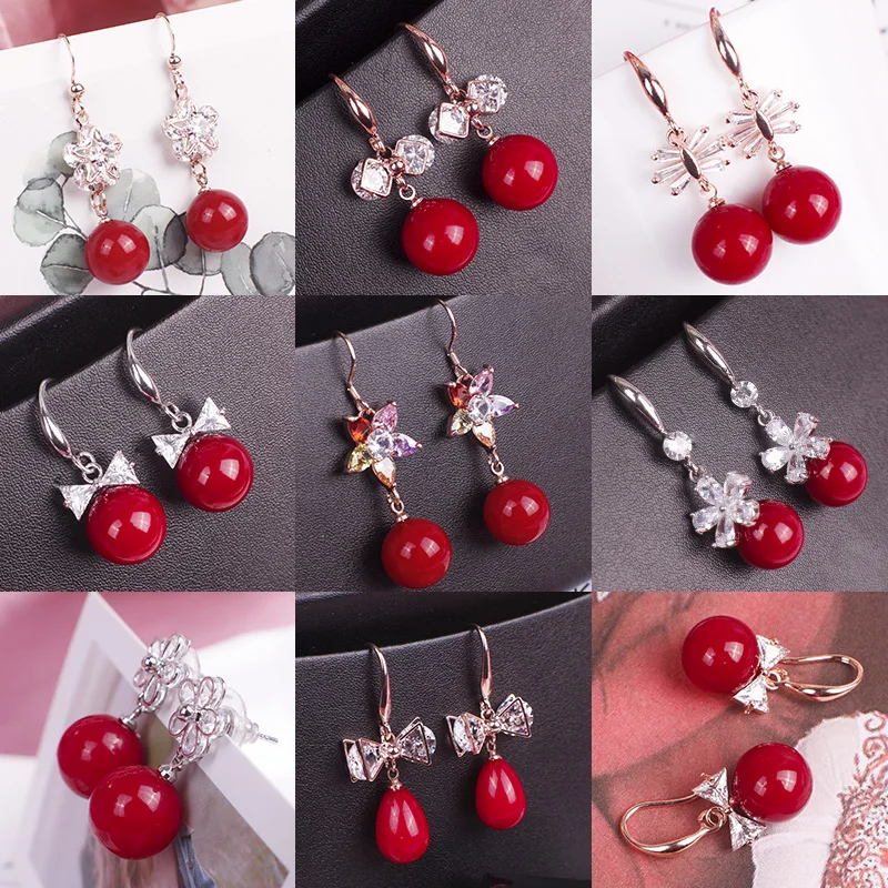 2019 New Elegant Vintage Red Stone Dangle Earrings For Women Heart Crystal Imitation Pearl Long Tassel Pendientes Gifts
2019 New Elegant Vintage Red Stone Dangle Earrings For Women Heart Crystal Imitation Pearl Long Tassel Pendientes Gifts