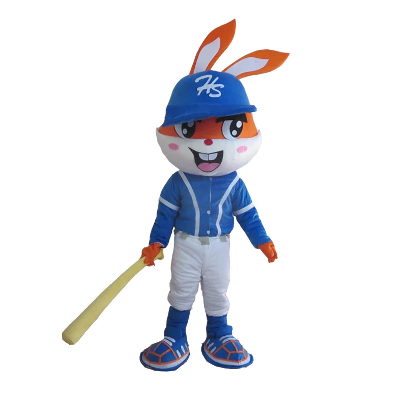 Adult Baseball Rabbit Mascot Costume Carnival Festival Commercial Advertising Party Dress With Fan In Head
Adult Baseball Rabbit Mascot Costume Carnival Festival Commercial Advertising Party Dress With Fan In Head