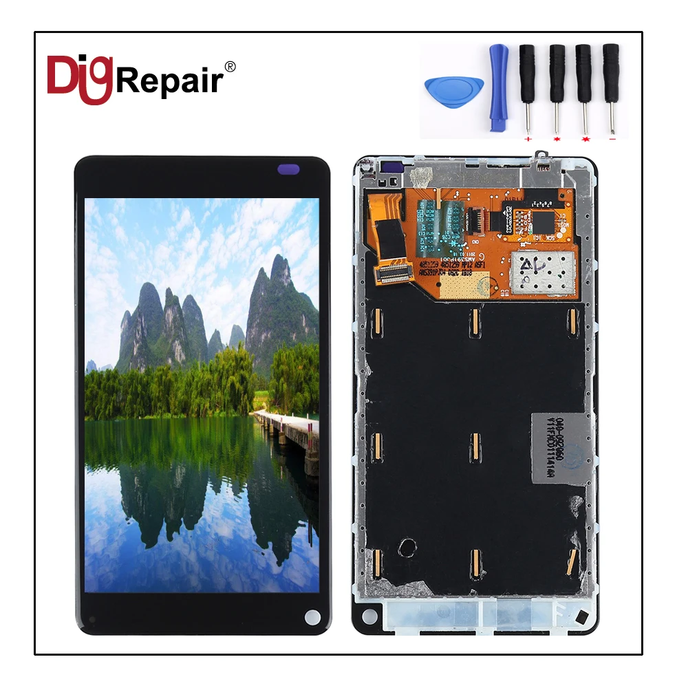 AAA Quality Tested Black For Nokia N9 LCD Display Touch Screen Digitizer Glass Assembly Replacement Parts, Free Shipping+Tools
AAA Quality Tested Black For Nokia N9 LCD Display Touch Screen Digitizer Glass Assembly Replacement Parts, Free Shipping+Tools