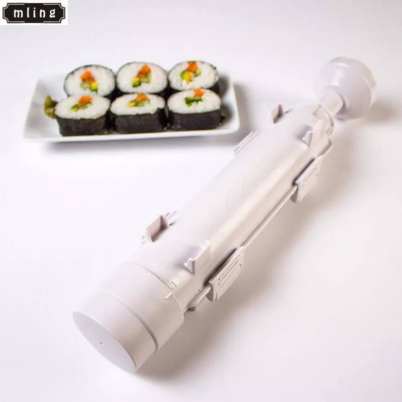 mling 1PC Sushi Maker Roller Roll Mold Sushi Roller Bazooka Rice Meat Vegetables DIY Sushi Making Machine Kitchen Sushi Tools
mling 1PC Sushi Maker Roller Roll Mold Sushi Roller Bazooka Rice Meat Vegetables DIY Sushi Making Machine Kitchen Sushi Tools
