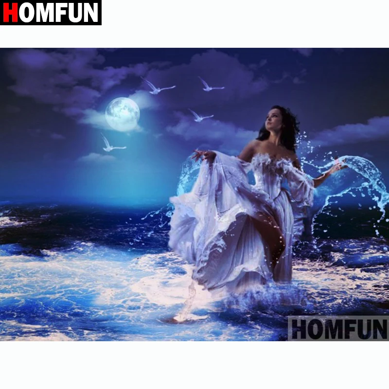 HOMFUN Full Square/Round Drill 5D DIY Diamond Painting "Beauty moon" Embroidery Cross Stitch 3D Home Decor Gift A11374
HOMFUN Full Square/Round Drill 5D DIY Diamond Painting "Beauty moon" Embroidery Cross Stitch 3D Home Decor Gift A11374