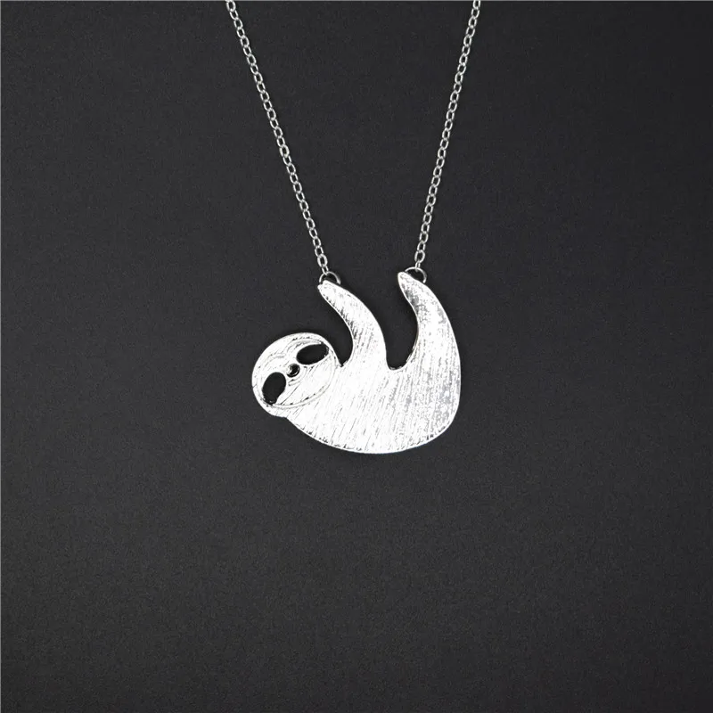 Elfin Trendy Sloth Necklaces Gold Color Silver Color Bradypus Jewellery Sloth Pendant Necklaces Women Men Jewellery
Elfin Trendy Sloth Necklaces Gold Color Silver Color Bradypus Jewellery Sloth Pendant Necklaces Women Men Jewellery