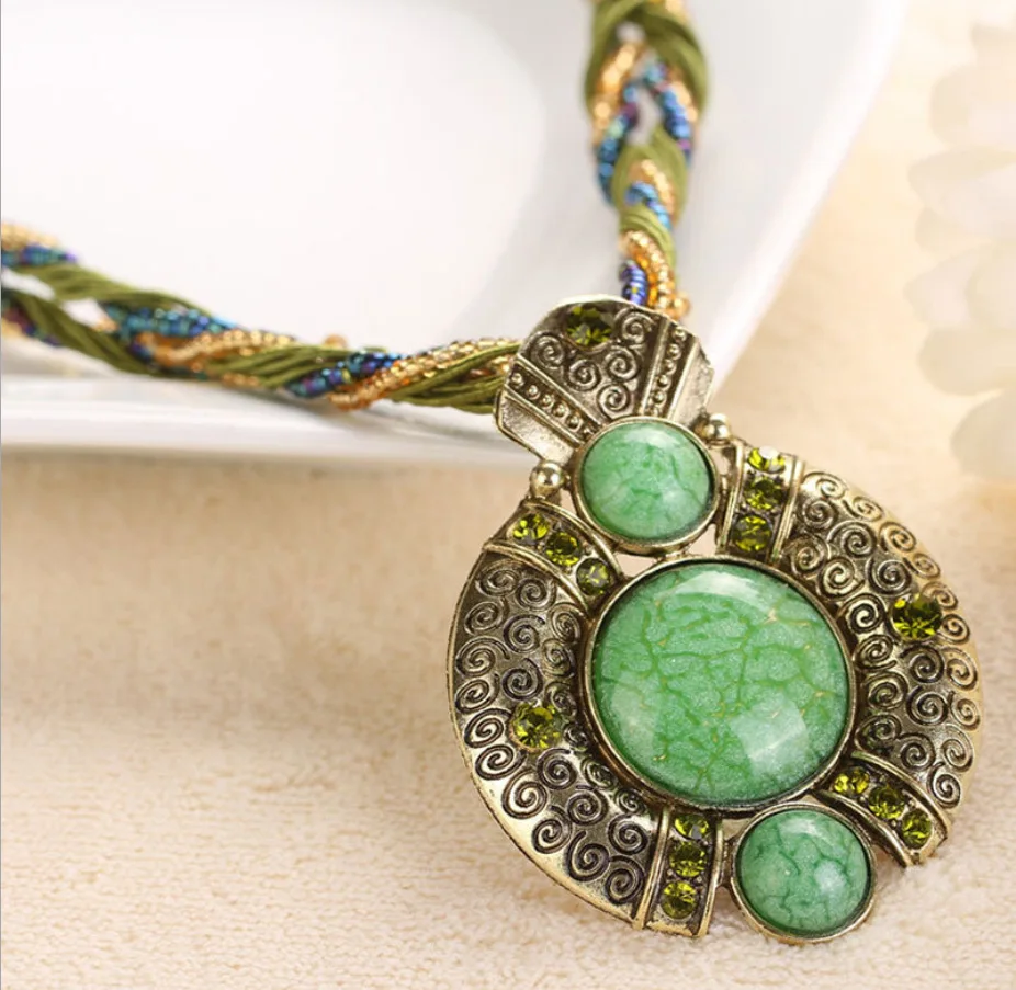 F&U Vintage Necklace Jewelry Fashion Popular Retro Bohemia Style Multilayer Beads Waterdrop Chain Crystal Grain Pendant Necklace
F&U Vintage Necklace Jewelry Fashion Popular Retro Bohemia Style Multilayer Beads Waterdrop Chain Crystal Grain Pendant Necklace