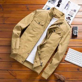 HO 2020 new men's casual stand collar jacket spring cotton wash solid color youth jacket
HO 2020 new men's casual stand collar jacket spring cotton wash solid color youth jacket