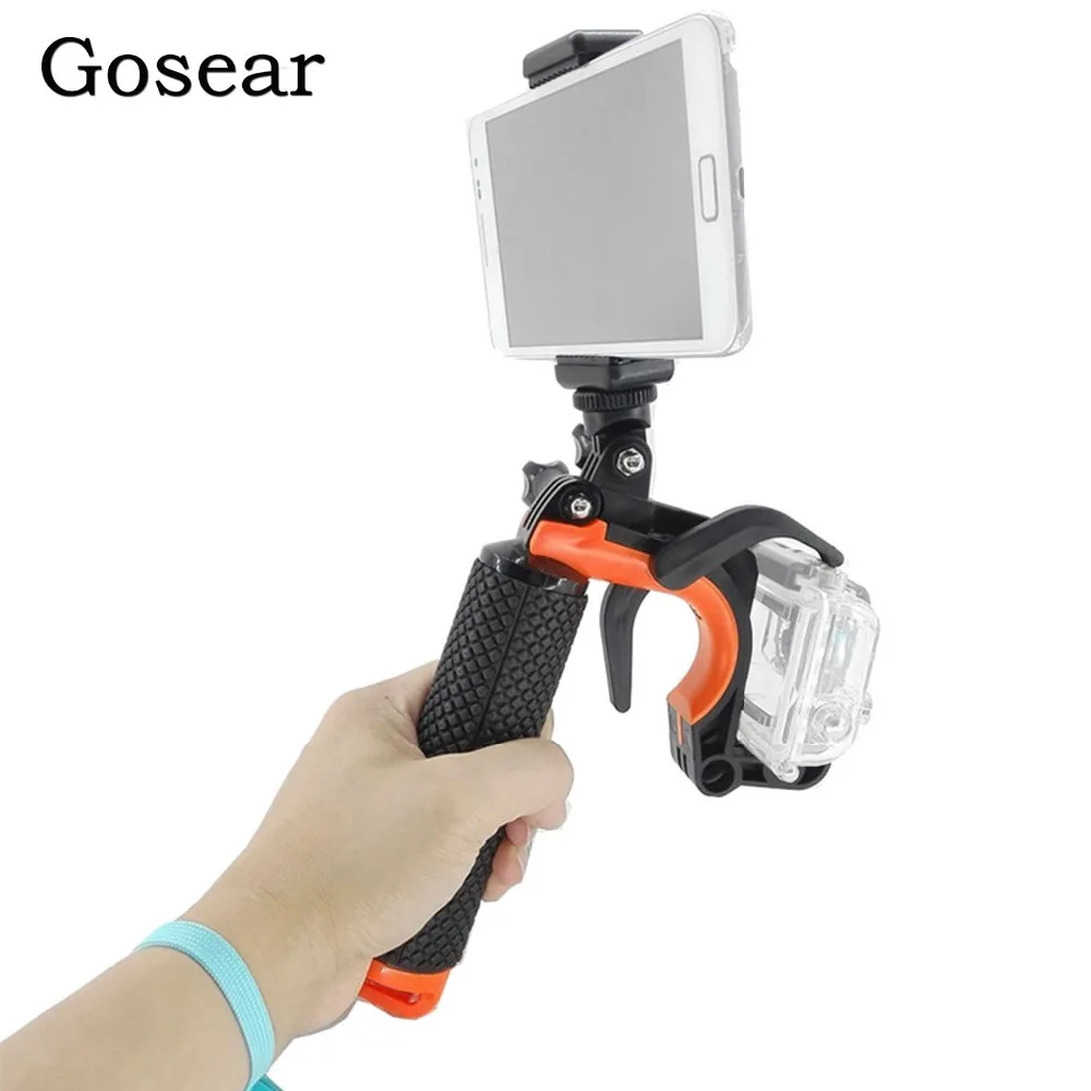 

Gosear 3 in 1 Shutter Trigger Floating Hand Grip Diving Buoyancy Stick Floating Tripod Mount for GoPro SJ Xiaomi Yi 4K Camera