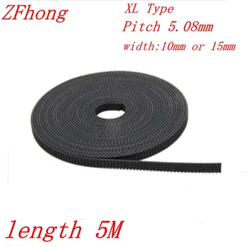 5 Meters Black Rubber XL Type 10/15/20mm Width 5.08mm Synchronous Opened Timing Belts CNC stepper Motor
5 Meters Black Rubber XL Type 10/15/20mm Width 5.08mm Synchronous Opened Timing Belts CNC stepper Motor