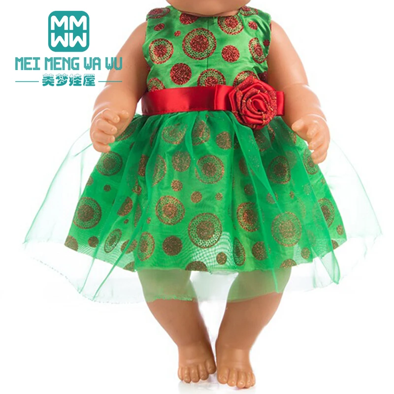Baby clothes for doll fit 43cm new born doll accessories fashion green gauze princess dress
Baby clothes for doll fit 43cm new born doll accessories fashion green gauze princess dress