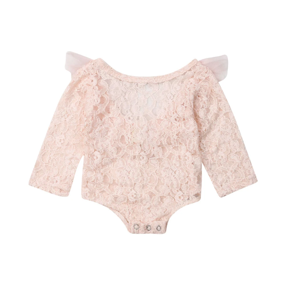 Fashion Newborn Baby Girl Solid Lace Long Sleeve Backless Floral Bodysuit Jumpsuit Summer Outfits Clothes 0-24M
Fashion Newborn Baby Girl Solid Lace Long Sleeve Backless Floral Bodysuit Jumpsuit Summer Outfits Clothes 0-24M