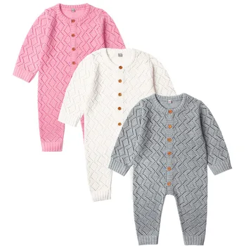 Toddler Girl Rompers Long Sleeve Newborn Baby Clothes Candy Color Knitted Jumpsuit for Boy Overalls Children's Outfits One Piece
Toddler Girl Rompers Long Sleeve Newborn Baby Clothes Candy Color Knitted Jumpsuit for Boy Overalls Children's Outfits One Piece